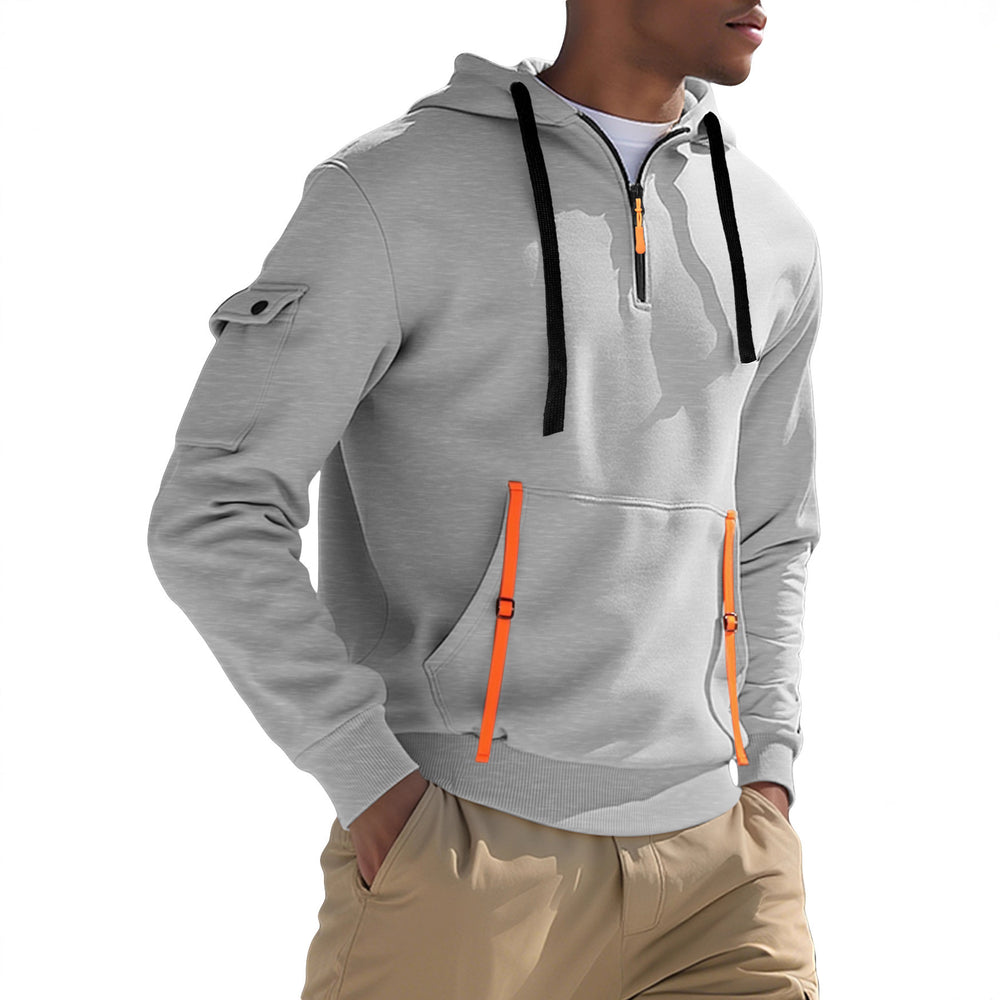 Men's Fleece-lined Casual Sweatshirt Fashion Hoodie EX-STOCK Canada 