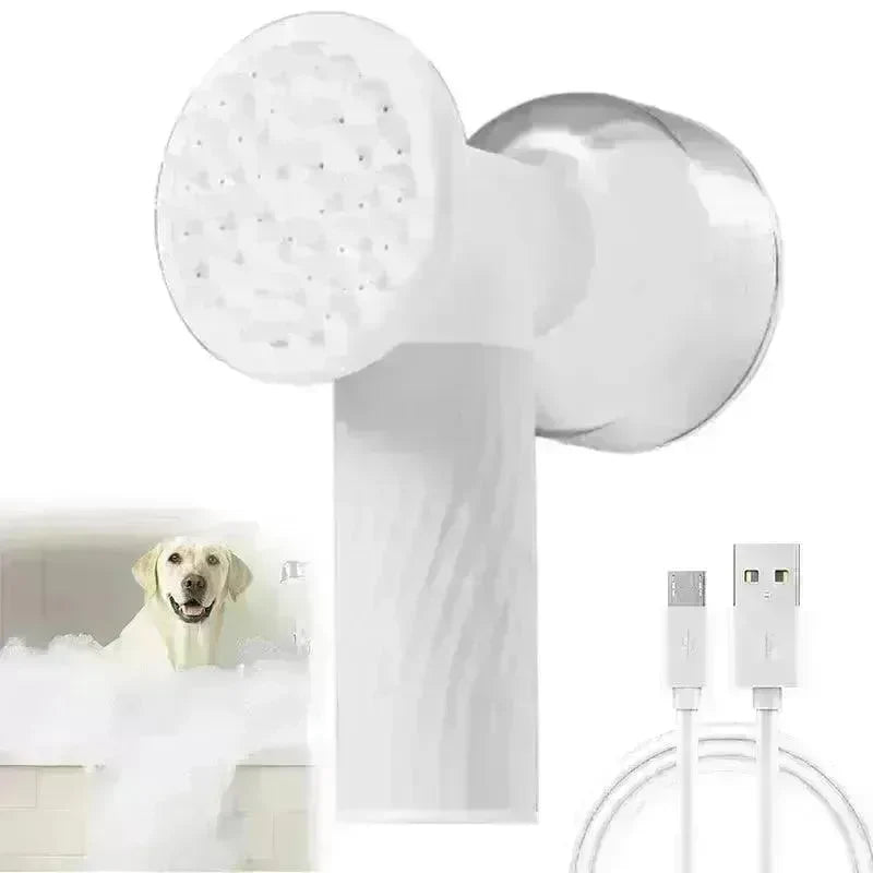 Electric Automatic Foaming Pet Bath Brush with Soap Dispenser - EX-STOCK CANADA