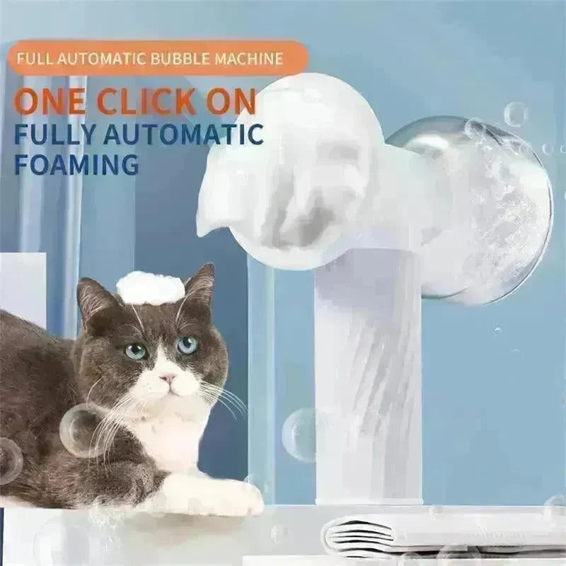 Electric Automatic Foaming Pet Bath Brush with Soap Dispenser - EX-STOCK CANADA