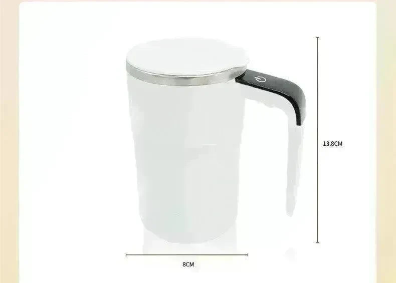 Electric Coffee Mug USB Rechargeable Automatic Magnetic Cup IP67 Waterproof Food-Safe Stainless Steel For Juice Tea Milksha Kitchen Gadgets - EX-STOCK CANADA