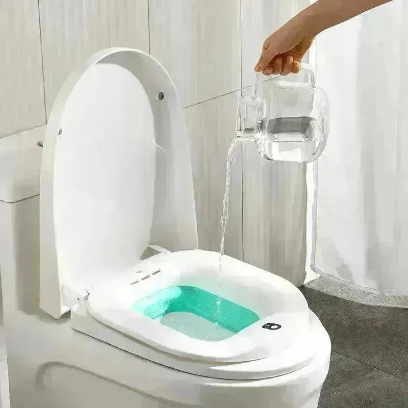 Electric Toilet Bidet Seat Bubble Massage Hemorrhoid Care - EX-STOCK CANADA