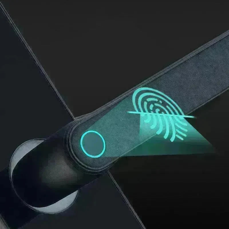 Electronic Door Lock With Surveillance Camera, Fingerprint Lock Graffiti Home Password Lock Mobile Phone Video Anti-theft - EX-STOCK CANADA