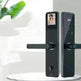 Electronic Door Lock With Surveillance Camera, Fingerprint Lock Graffiti Home Password Lock Mobile Phone Video Anti-theft - EX-STOCK CANADA