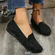 Elegant Casual Mesh Flats Shoes Fashion Solid Color Round Toe Loafers Cozy Lazy Shoes for Women - EX-STOCK CANADA