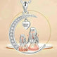 Elegant Pendant Crescent Necklace Simple - EX-STOCK CANADA