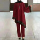 Elegant Two piece Dress Suit for Classy Arab Dubai Turkey Middle East Women Outfit set - EX-STOCK CANADA