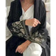 Embroidered Sleeve Loose Cardigan Abaya Dress Robe for Arab Dubai Turkey Middle East Women - EX-STOCK CANADA