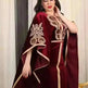 Embroidered Turkish Sequined Gold Velvet Dubai Middle East Women Dress - EX-STOCK CANADA