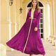 Embroidered Woven Satin Dress With Beads And Tassels Epaulettes for Turkey Dubai Middle East Women Abaya Dress - EX-STOCK CANADA