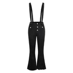European And American High Waist Strap Casual Flared Pants - EX-STOCK CANADA