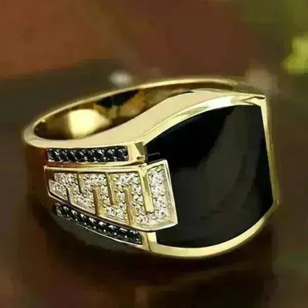 European And American Hip Hop Ring Full Diamond Ring - EX-STOCK CANADA