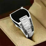 European And American Hip Hop Ring Full Diamond Ring - EX-STOCK CANADA