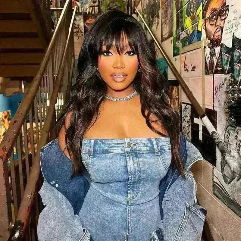 European And American Style Denim Tube Top Cinched Waist Slim And Sexy Hip Bag Dress - EX-STOCK CANADA