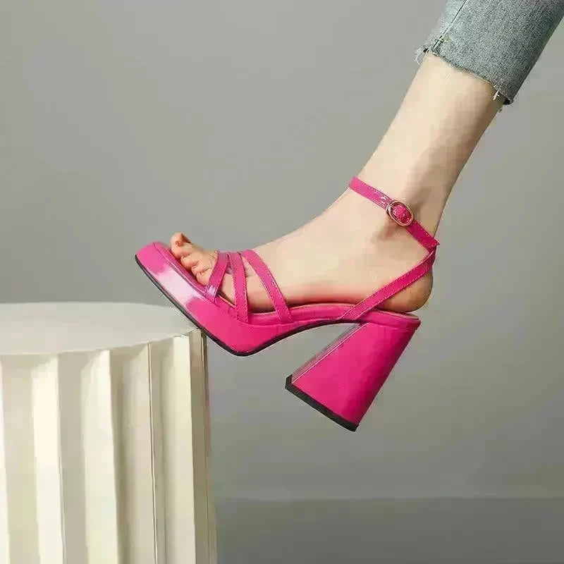 European And American Style Roman High Heels Fashion Women's Shoes - EX-STOCK CANADA