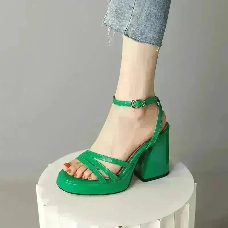 European And American Style Roman High Heels Fashion Women's Shoes - EX-STOCK CANADA