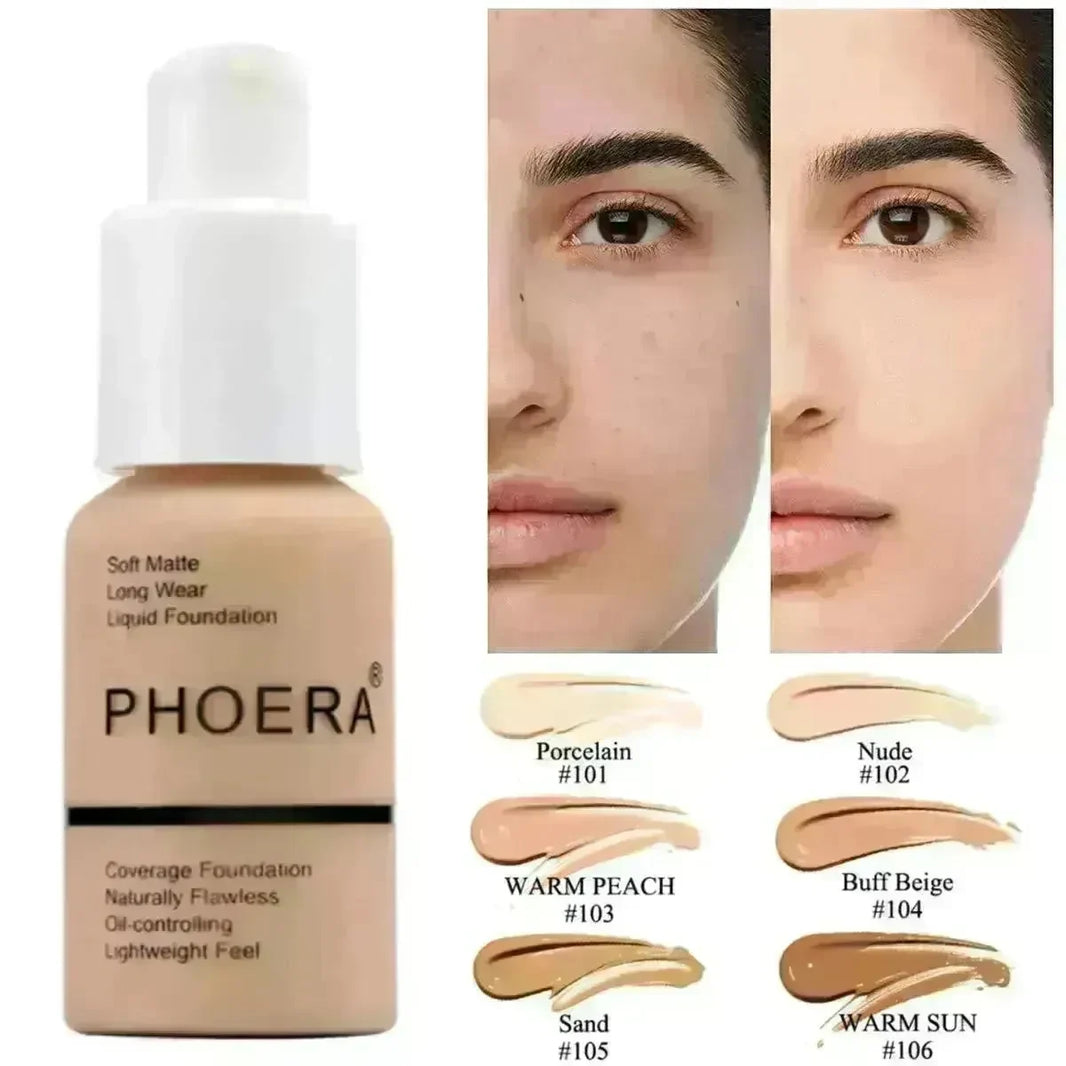 Explosive Press Type Oil Control Natural Color Matte Concealer Foundation Cream - EX-STOCK CANADA