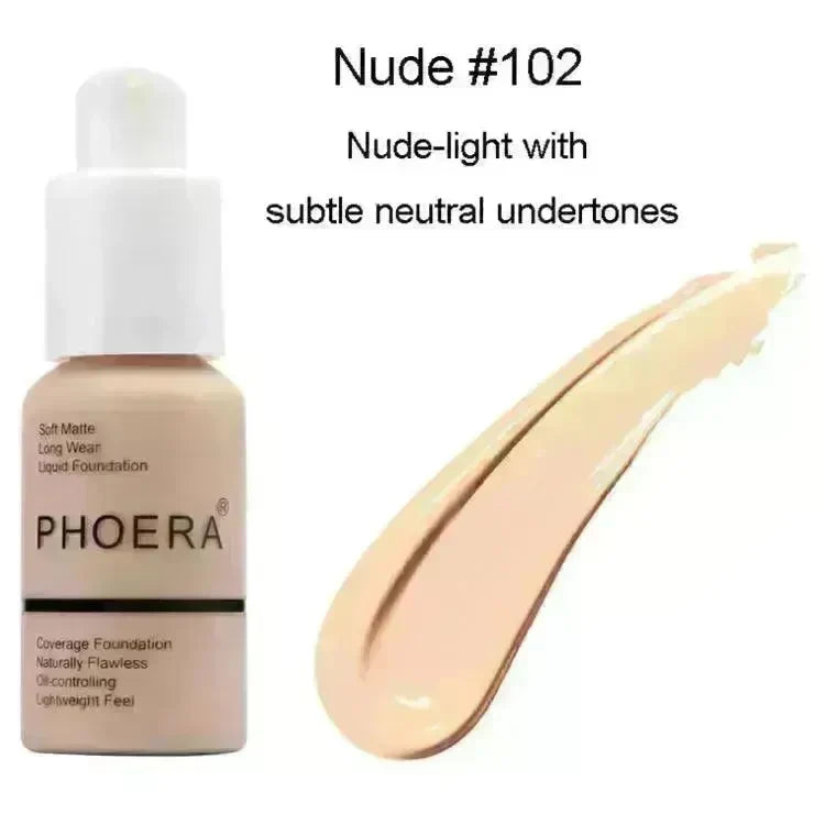 Explosive Press Type Oil Control Natural Color Matte Concealer Foundation Cream - EX-STOCK CANADA