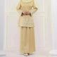 Exquisite Embroidery Two-piece Suit for Turkey Dubai Middle East Women Abaya inspired - EX-STOCK CANADA