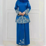 Exquisite Embroidery Two-piece Suit for Turkey Dubai Middle East Women Abaya inspired - EX-STOCK CANADA