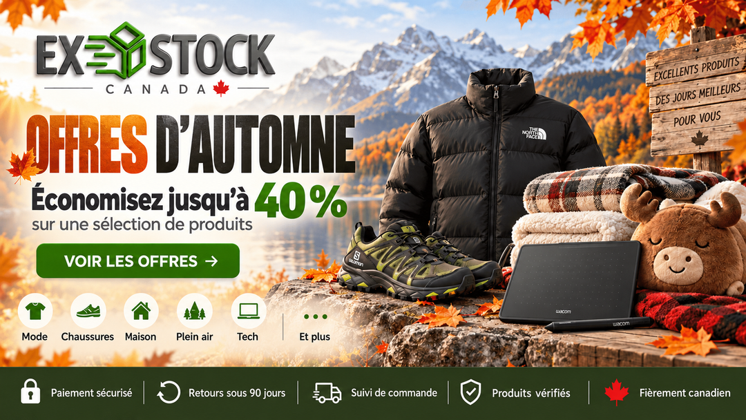 Bannière française des offres d’automne EX-STOCK