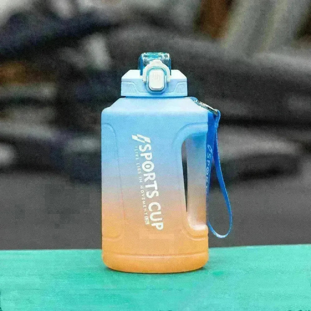 Extra Large Capacity Cup With Straw Fitness Sports Water Bottle Fitness Big Bottles - EX-STOCK CANADA