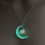 Glowing Pendant Necklaces Silver Plated Chain Necklaces EX-STOCK
