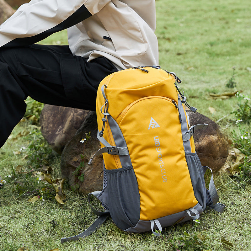 Waterproof Outdoor Hiking Backpack — Lightweight Daypack for Men & Women | Black, Khaki, Orange, Yellow, Green, Pink
