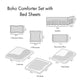 Queen Boho Comforter Set With Bed Sheets EX-STOCK