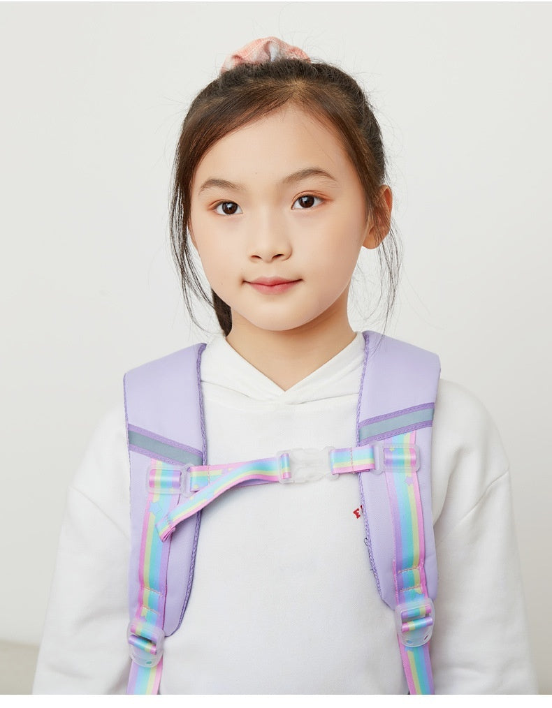 Schoolbag For Primary School Students, Large Capacity, Burden Reduction For Children From Grade 2 To Grade 6 EX-STOCK