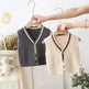 Children Knitted Chunky Sweater Outwear Vest kids - EX-STOCK CANADA