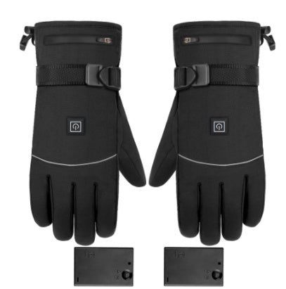 Winter Electric Heated Gloves Motorcycle Touch Screen Gloves EX-STOCK Canada 