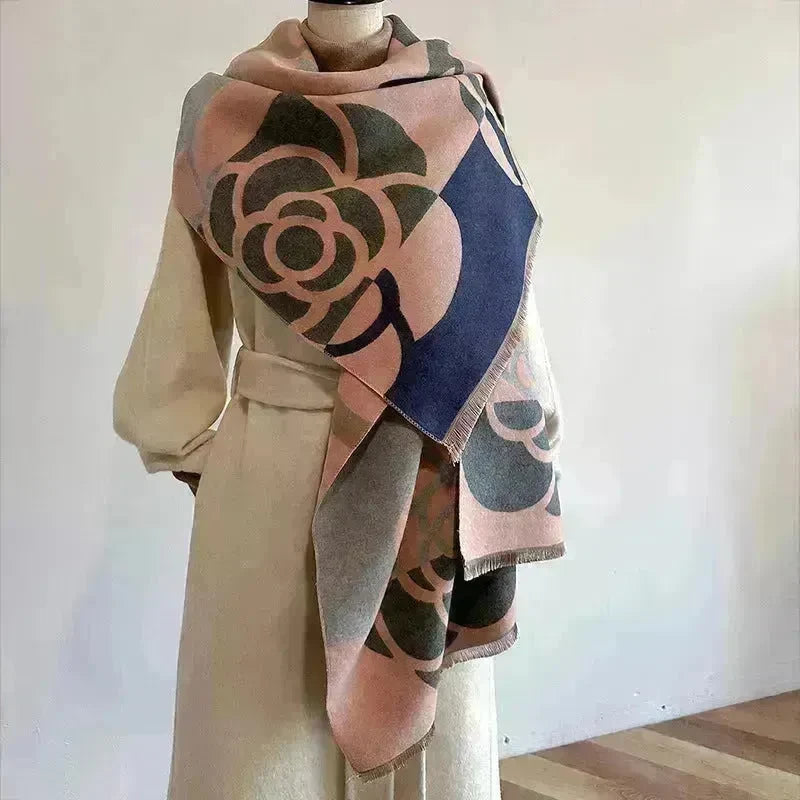 Cashmere Dual-use Warm Winter Vintage Scarf Women - EX-STOCK CANADA
