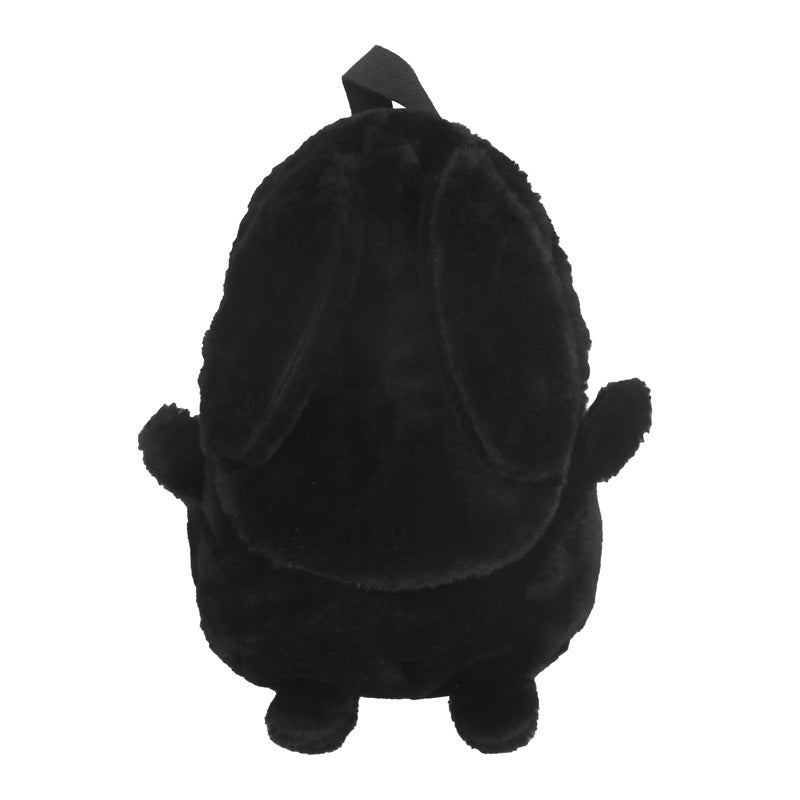 Autumn And Winter Plush Backpack With Large Capacity EX-STOCK