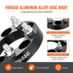 Wheel Spacers Wheel Adapters 5 Lug Forged Spacer 4 PCS Black EX-STOCK