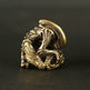 1 Pc Exquisite Antique Brass Chinese God Of Wealth Ornament - Attracts Abundance And Good Fortune With Powerful Fengshui Energy, Hand-Sculpted For Harmonious Balance - Ideal For Home, Office, Or Deskt EX-STOCK