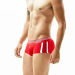 Men's Underwear Low Waist Cotton Seamless Boxer Briefs