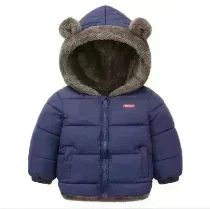 Children Boy's Cotton-padded Fleece Lined Puffer Winter Jacket for Kids - EX-STOCK CANADA