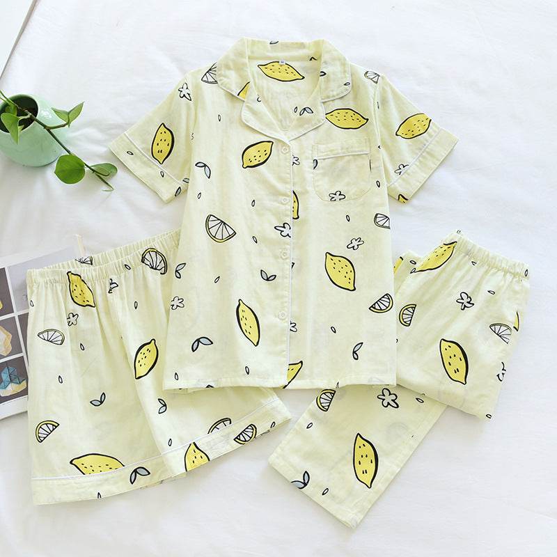 Sweet Purified Cotton Gauze Pajamas For Women - EX-STOCK Canada