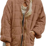 Capital de invierno algodón de algodón acolchado chaqueta de manga larga mujeres