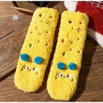 Calcetines de cachemir para mujeres piso cálido