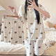 Cotton Three-piece Pajamas For Women Spring And Summer - EX-STOCK Canada
