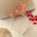 Christmas With Light Headband Snowflake Women's - EX-STOCK CANADA