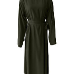 Vestido Musulmán de Mujer Talla Grande con Cordones - EX-STOCK Canada