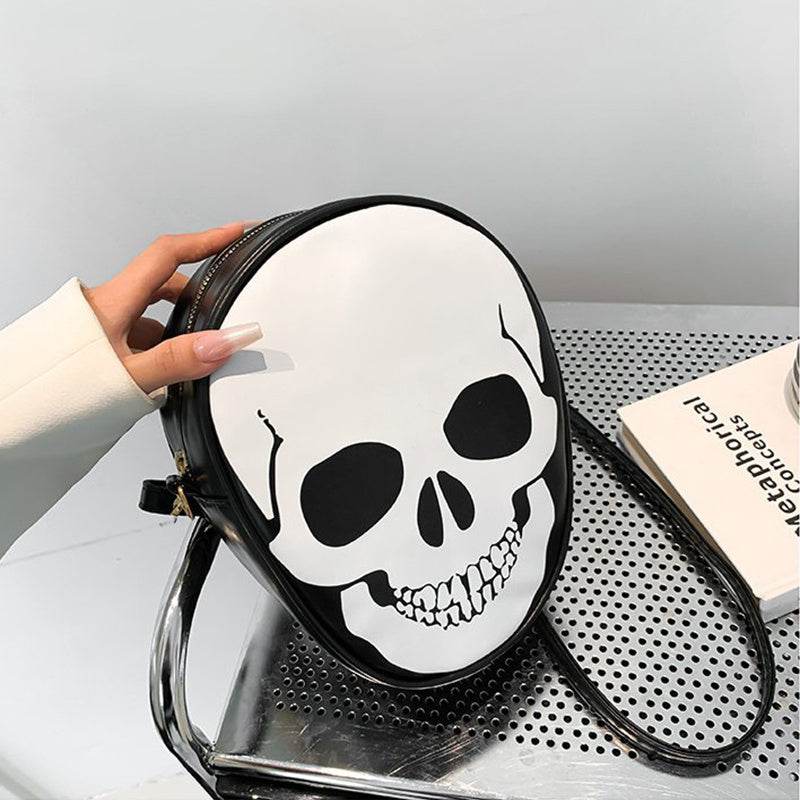 Halloween Skull Shoulder Bag Personality Funny Messenger Bag Kids Couples Outdoor Small Phone Bag For Women - EX-STOCK Canada
