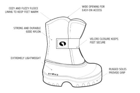 Stonz Scout Stivale Invernale per Bambini - EX-STOCK Canada