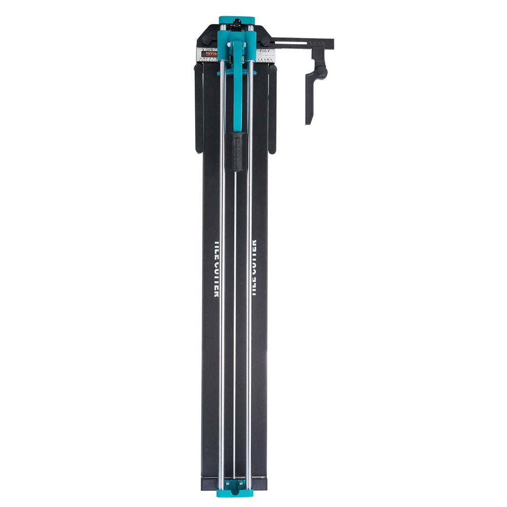 Manual Tile Cutter, 48 Inch, Porcelain Ceramic Tile Cutter With Tungsten Carbide Cutting Wheel, Infrared Positioning, Anti-Skid Feet, Double Rails For Professional Installers Or Beginners EX-STOCK