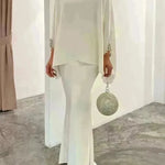 Women's Middle East Pearl Mop Dress Suit Arabtop and Blouse Elegant Matching ArabTop and Skirt suit  Arab2 piece outfit - EX-STOCK CANADA