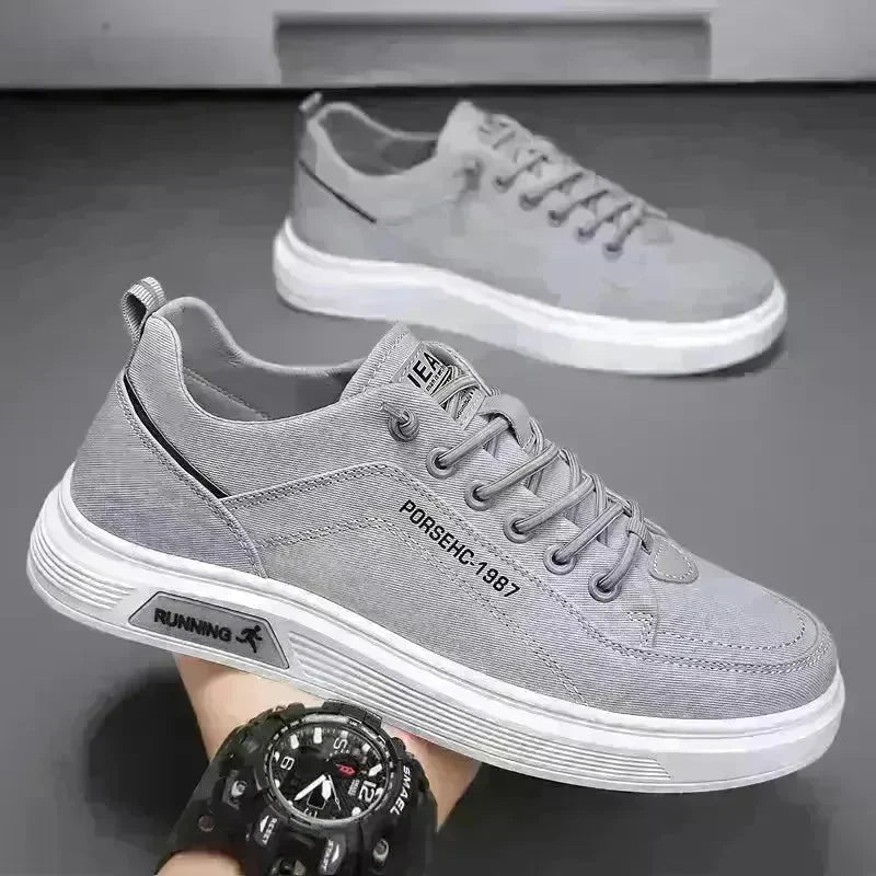 Fashion Canvas Flats Shoes Casual Versatile Breathable Walking Sports Shoes Low-top Sneakers For Men - EX-STOCK CANADA