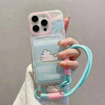 Cartoon Lanyard Phone Case Card Holder Protective Case