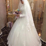 Women's Lace Fashion Personality Muslim Wedding Dress